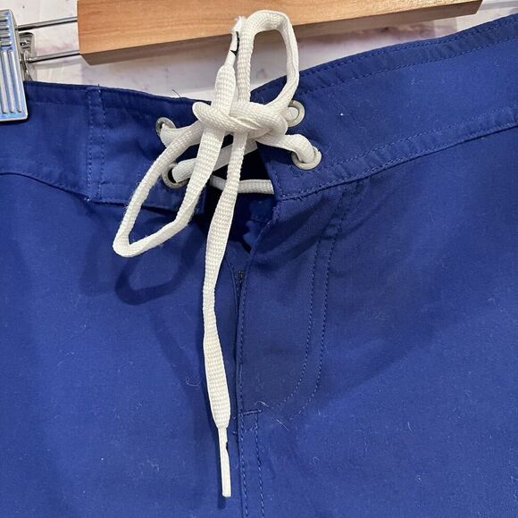 Nike Swim Shorts Quick Dry Unlined Blue Women's Size Medium Drawstring Waist - Picture 3 of 10